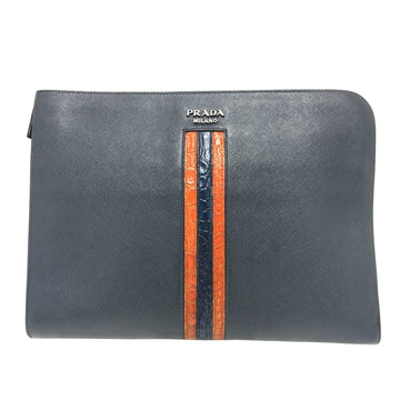 PRADA Saffiano Clutch Bag