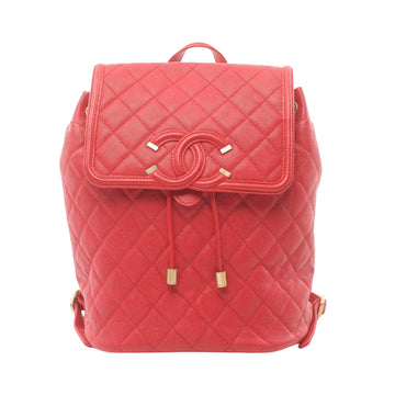 CHANEL CC Filigree Backpack