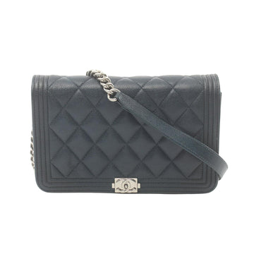 CHANEL Wallet on Chain Boy Shoulder Bag