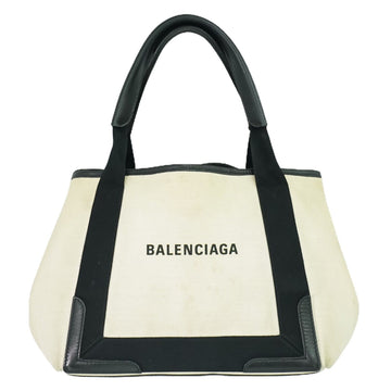 BALENCIAGA Navy Cabas Handbag