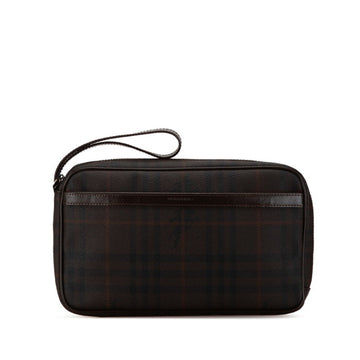 BURBERRY Nova Check Clutch Bag