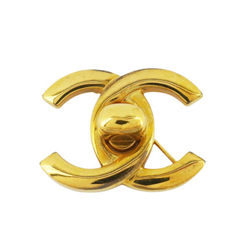 CHANEL Logo CC Brooch