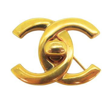 CHANEL Logo CC Brooch