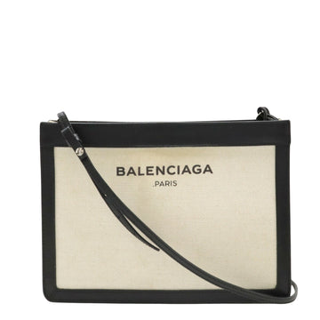 BALENCIAGA Navy Clutch Bag