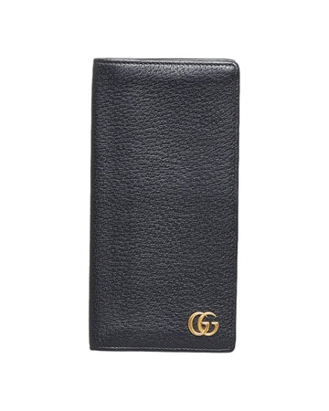Gucci Women's Classic Leather Bifold Wallet in Black