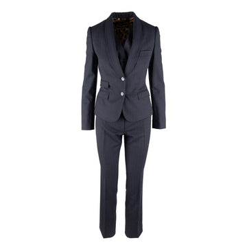 DOLCE & GABBANA Dolce & Gabbana Pinstripe Suit with Vest
