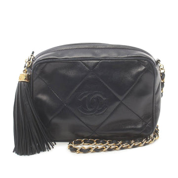 CHANEL CC Lambskin Tassel Camera Bag