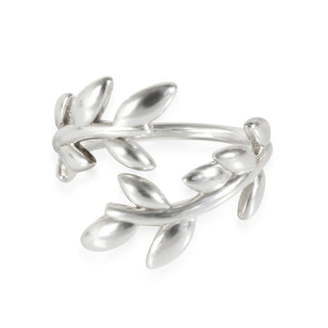 TIFFANY & CO. Paloma Picasso Olive Leaf Ring in Sterling Silver