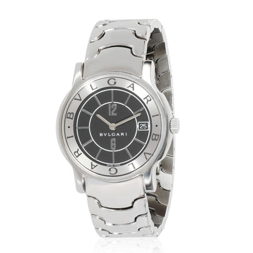 BVLGARI Solo Tempo ST 35 S Unisex Watch in Stainless Steel