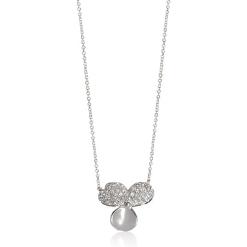 TIFFANY & CO. Paper Flowers Diamond Pendant in Platinum 0.33 CTW