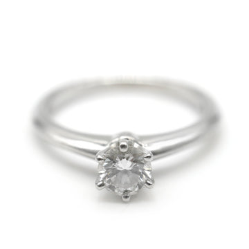 TIFFANY & CO. Solitarie Engagement Ring in Platinum H VS1 0.49 ctw