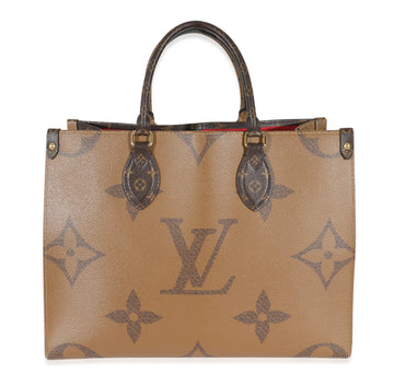 LOUIS VUITTON Reverse Monogram Giant Canvas Onthego MM