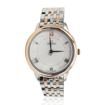 OMEGA Prestige 434.20.30.60.05.001 Women's Watch in Stainless Steel/Rose Gold