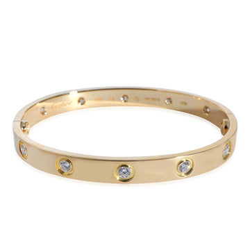 CARTIER Love Bracelet, 10 Diamonds [Yellow Gold]