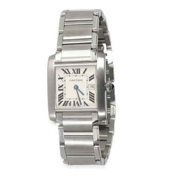 CARTIER Tank Francaise W51011Q3 Unisex Watch in Stainless Steel