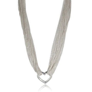 TIFFANY & CO. Heart Multi-Strand Necklace in Sterling Silver