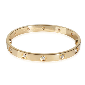 CARTIER Love Bracelet, 10 Diamonds [Yellow Gold]