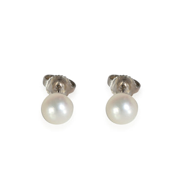 TIFFANY & CO. Tiffany Signature Pearls Earrings in 18k White Gold
