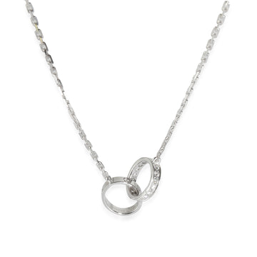 CARTIER Love Necklace, Diamonds [White Gold]