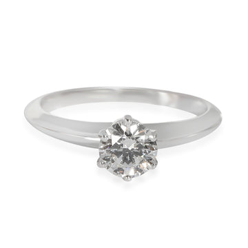 TIFFANY & CO. Diamond Engagement Ring in Platinum G VVS2 0.75 CTW