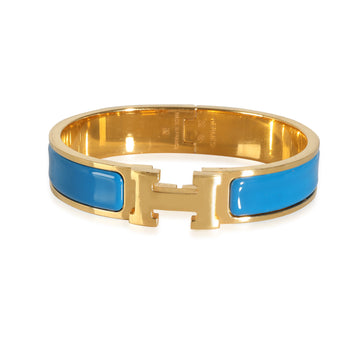 HERMES Clic H Bracelet in Yellow Gold Plated