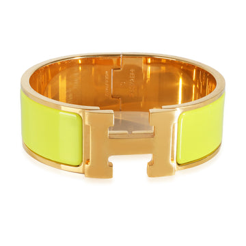 HERMES Clic Clac Bracelet in Gold Plated