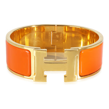 HERMES Clic Clac Bracelet in Gold Plated