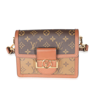 LOUIS VUITTON Reverse Monogram Canvas Mini Dauphine