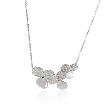 TIFFANY & CO. Paper Flowers Fashion Necklace in Platinum 0.78 CTW