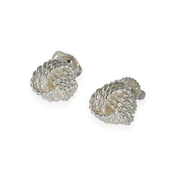 TIFFANY & CO. Twist Knot Earrings in Sterling Silver