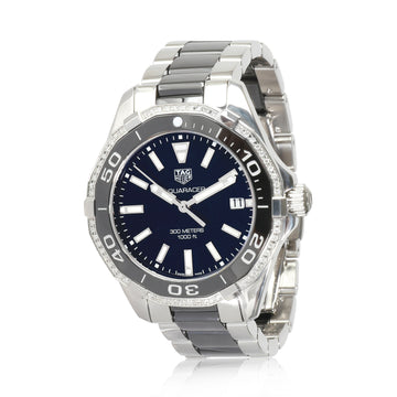 TAG HEUER Aquaracer WAY131G.BA0913 Unisex Watch in Stainless Steel/Ceramic