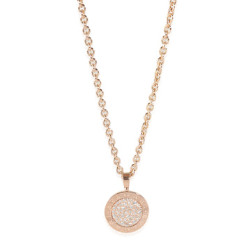 BVLGARI  Diamond Pendant in 18K Rose Gold 0.62 CTW