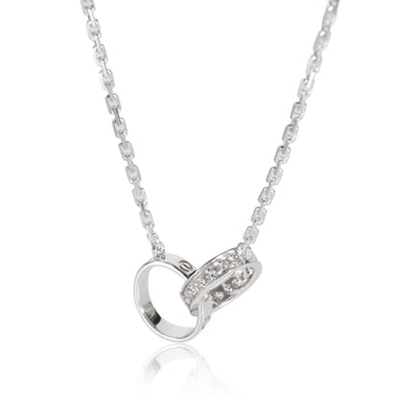 CARTIER Love Necklace, Diamonds [White Gold]