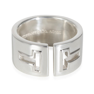TIFFANY & CO. Vintage T Cutout Ring in Sterling Silver