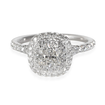 TIFFANY & CO. Soleste Engagement Ring in Platinum G VS1 1.04 CTW