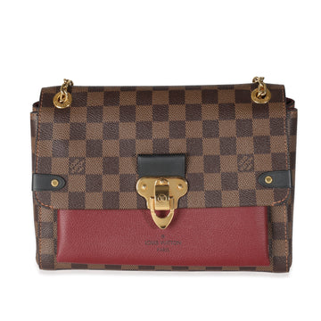 LOUIS VUITTON Bordeaux Damier Ebene Canvas Vavin PM