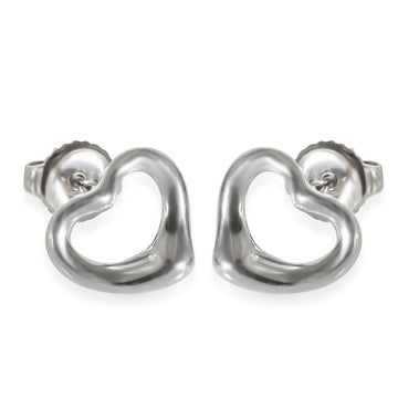 TIFFANY & CO. Elsa Peretti Open Heart Earring in Sterling Silver