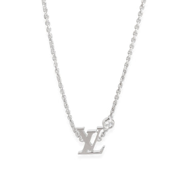 LOUIS VUITTON Idylle Blossom Necklace in 18k White Gold 0.03 CTW