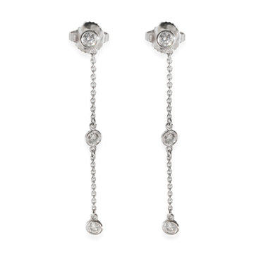 TIFFANY & CO. Elsa Peretti Earrings in Platinum 0.3 CTW