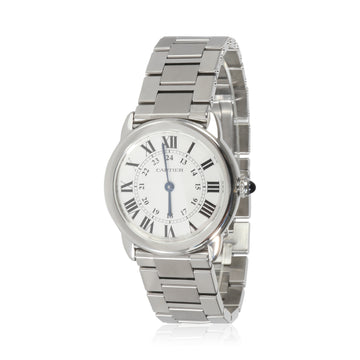 CARTIER Ronde Solo de W6701004 Women's Watch in Stainless Steel