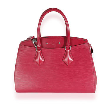 LOUIS VUITTON Fuchsia Epi Soufflot MM