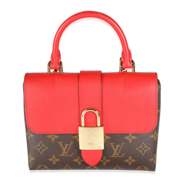 LOUIS VUITTON Coquelicot Monogram Canvas Locky BB