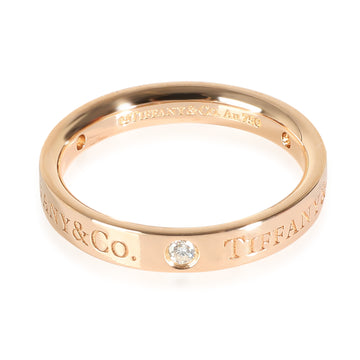 TIFFANY & CO. Diamond Band in 18k Rose Gold 0.07 CTW