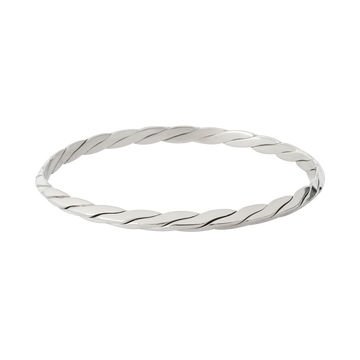 TIFFANY & CO. Twisted Slip on Bracelet in Sterling Silver