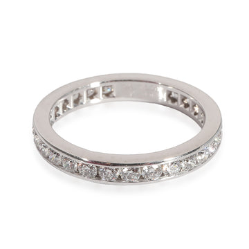 TIFFANY & CO. Channel Set Eternity Wedding Band in Platinum 1 CTW