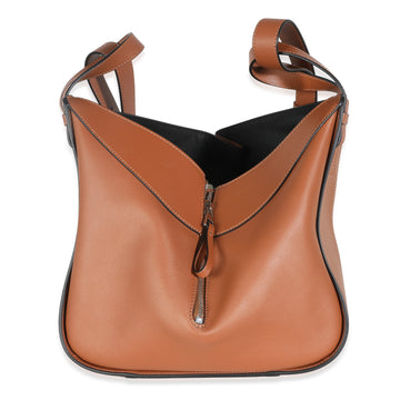 LOEWE Tan Calfskin Small Hammock Bag