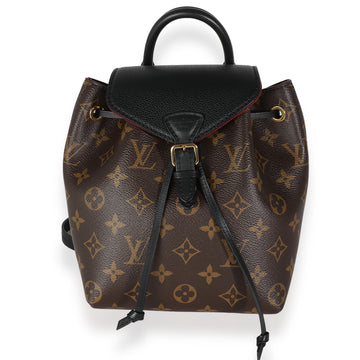 LOUIS VUITTON Black Monogram Canvas Montsouris BB