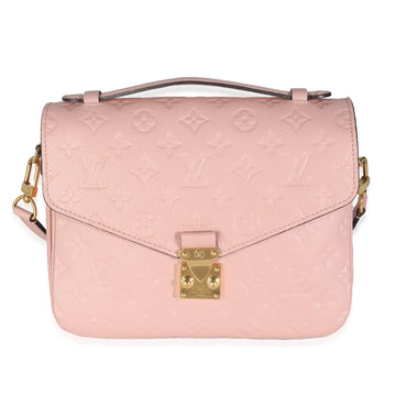 LOUIS VUITTON Rose Poudre Empreinte Pochette Metis