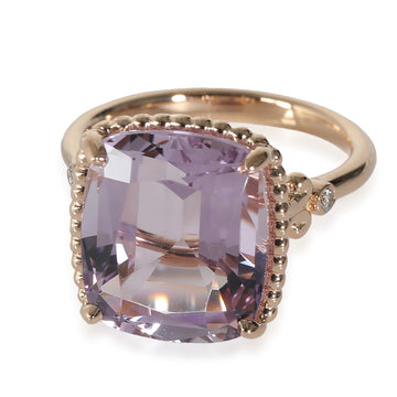 TIFFANY & CO. Sparklers Amethyst Ring in 18k Rose Gold 0.03 CTW