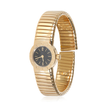 BVLGARI  Tubogas BB 19 2T Women's Watch in 18kt Yellow Gold